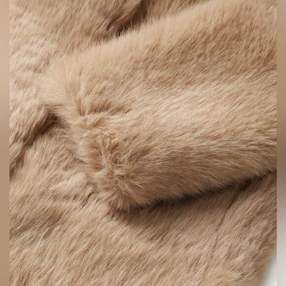 Mango Iconic Faux Fur Coat New - Picture 9 of 11